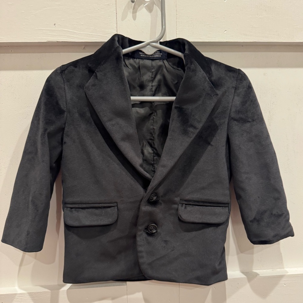 Nautica Kids Black Velvet Blazer - Picture 1 of 5